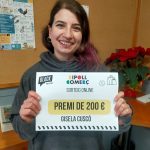 Guanyadora d'un premi de la campanya de Black Friday de Ripoll Comerç