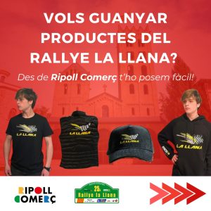 Promoció productes rallye de la llana amb Ripoll comerç