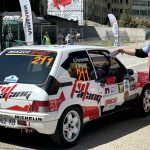 Cotxe de rallye preparat per córrer el rallye de la llana