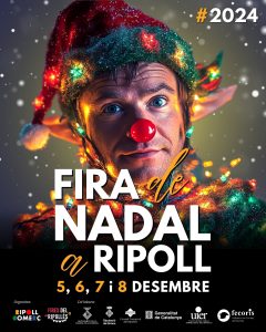 Cartell fira de nadal Groc