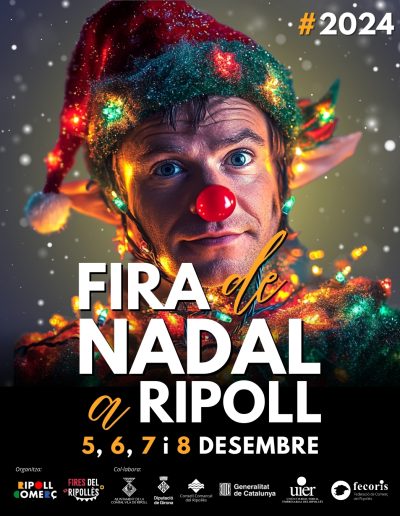 Cartell fira de nadal Groc