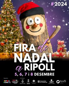 Cartell Fira de Nadal lila
