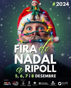 Cartell Fira de nadal Verd